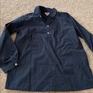 Coquelicot paprika paris girls 8 plaid blouse